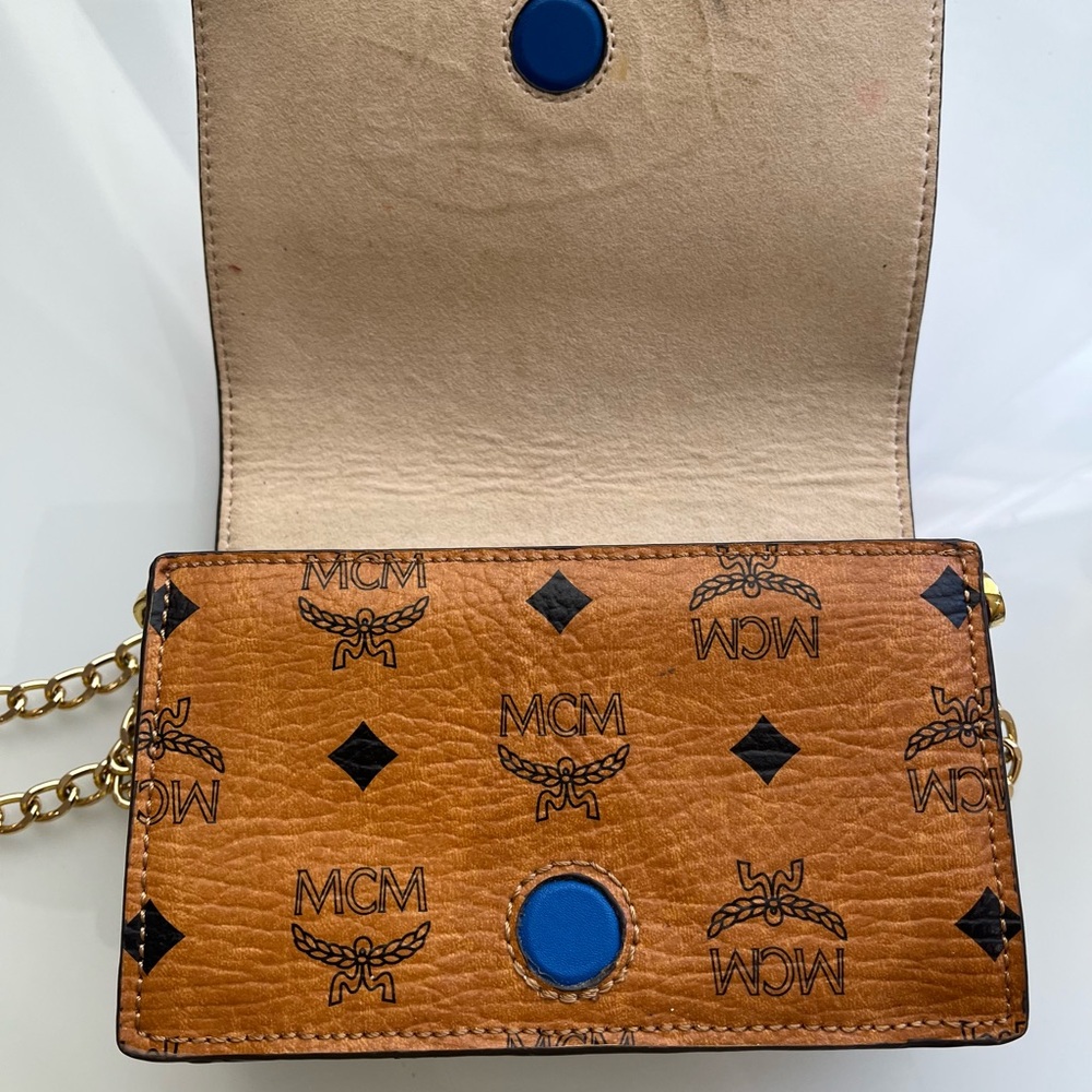 MCM PINK RABBIT WALLET ON CHAIN/ BELT BAG - Picture 6 of 12